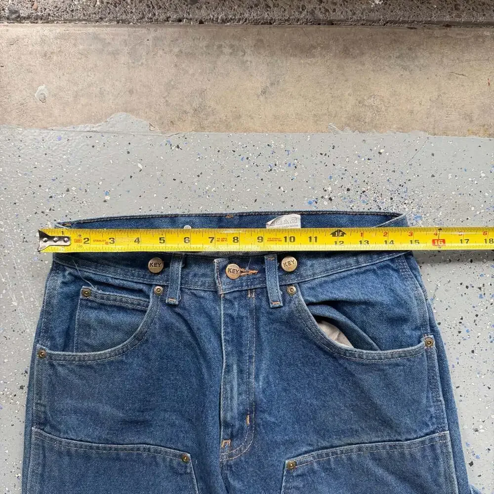 Key Double Knee Denim Work Pants